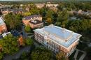 Aerial view of Thompson Hall